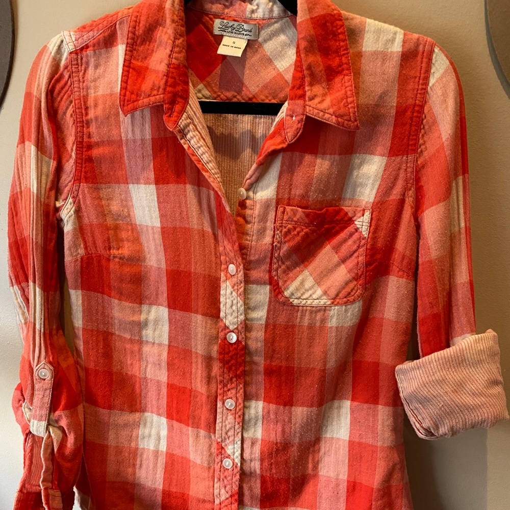 Lucky Brand Red Plaid